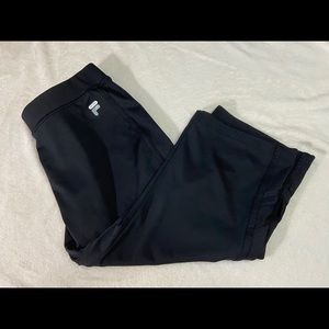 *SOLD* 
Fila Sport Black Cropped Leggings